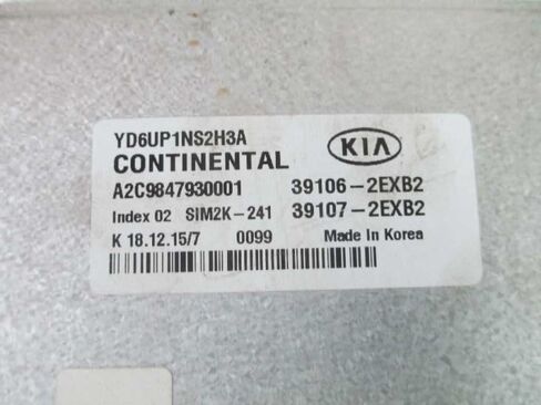 Engine ECM Control Module 1.8L Fits 2016 16 Compatible with KIA Forte 39107-2EXB2 391072EXB2 in Saudi Arabia