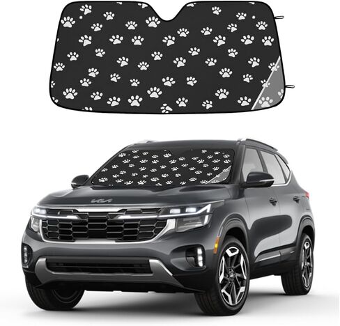 Cartoon Cat Sky Sun Visor for Car Windshield Sun Shade Blocks UV Rays Suns Visor Protector Car Window Shades for Cars 51x27.5 in Truck SUV Auto Sunshades in Saudi Arabia