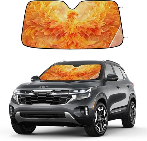 Cartoon Cat Sky Sun Visor for Car Windshield Sun Shade Blocks UV Rays Suns Visor Protector Car Window Shades for Cars 51x27.5 in Truck SUV Auto Sunshades in Saudi Arabia