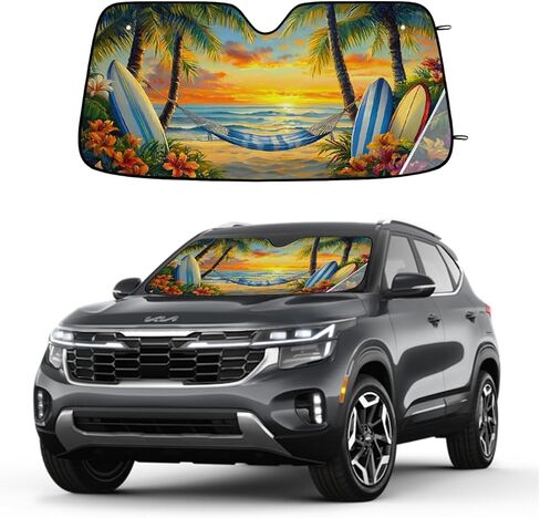 Cartoon Cat Sky Sun Visor for Car Windshield Sun Shade Blocks UV Rays Suns Visor Protector Car Window Shades for Cars 51x27.5 in Truck SUV Auto Sunshades in Saudi Arabia