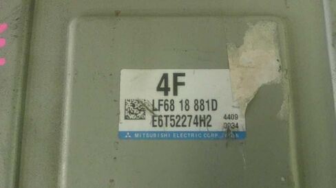 Engine ECM Control Module 2.0L Fits 04 Compatible with Mazda 3 LF68 18 881D LF6818881D in Saudi Arabia