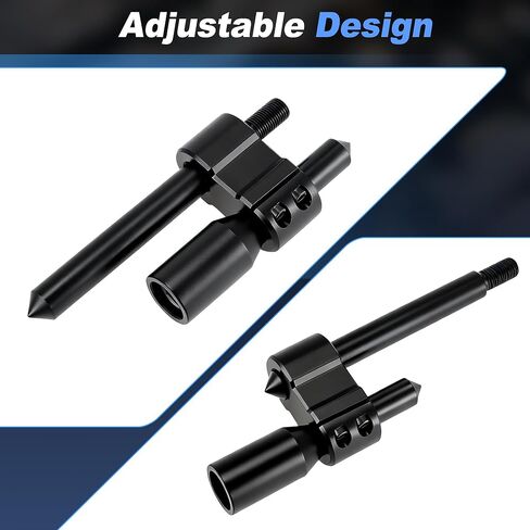 Adjustable H Type Shift Knob Extension, Aluminum Alloy Car Gear Shift Knob Extension Lever M12x1.25, with 3X Adapter Size 12/10/8 Mm, for Most Cars, Pickup and More in Saudi Arabia