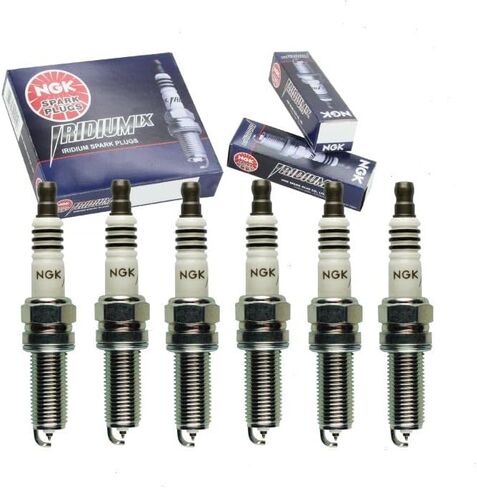 6 pc NGK Iridium IX Spark Plugs compatible with Mercedes-Benz E350 3.5L V6 2006-2011 in Saudi Arabia