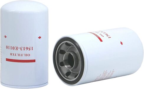 2-PACK 15613-E0110 Lube Oil Filter Replaces 15613E0110, 57080, BD7325, LF16110, P551441 Compatible with Hino (2005-2020) 195, 258, 268, 338 TRUCKS For J08E & J05E Engine in Kuwait