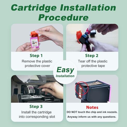 65XL Ink Cartridges Black/Color Combo Pack High-Yield Replacement for HP Ink 65 65XL Ink Cartridges use with HP Envy 5055 5052 5058 DeskJet 3755 2655 3752 3720 3722 3723 3758 2652 2622 2624 Printer in Kuwait