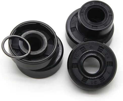 2/5/10pcs ID 8mm NBR Oil Seal TC-8 * 12/26 * 3/5/6/7/8mm Black Nitrile Rubber Shaft Double Lip Oil Seals Gaskets(10pcs,8x16x7mm) in Kuwait
