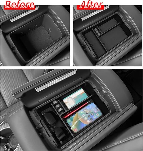 smabee for Hyundai Palisade 2026 2PCS Armrest Storage Tray + Lower Center Console Organizer Tray Accessories in Kuwait
