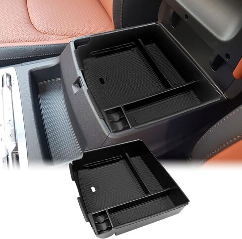 صينية تنظيم وحدة التحكم المركزية متوافقة مع Kia Carnival 2022 2023 2024 2025 2026، مسند الذراع صندوق تخزين الملحقات الداخلية مادة بلاستيك ABS مع وسادة مضادة للانزلاق in Saudi Arabia