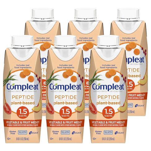 Compleat Peptide 1.5 Tube Feeding Formula, Unflavored, 8.45 FL OZ (Pack of 24) in Saudi Arabia