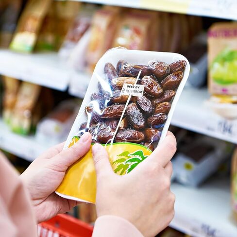 10 Rolls Best by Labels for Price Gun Expiration Date Pantry Labels Bulk 10, 000 Blank Price and Date Gun Label for Containers, Kitchen Stickers for Food Freshness in Kuwait