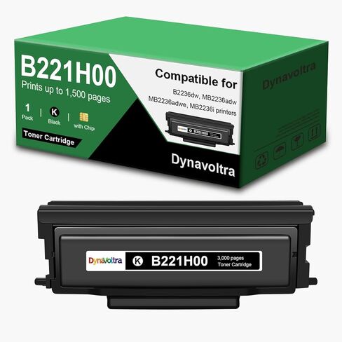 B221H00 Black Toner Cartridge with Chip Compatible for Lexmark b2236dw MB2236dw B2236adw MB2236adwe MB2236i Printers, 1-Pack, 3,000 Pages in Saudi Arabia