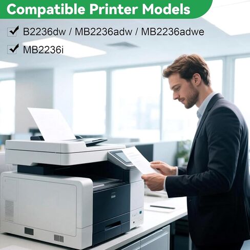 B221H00 Black Toner Cartridge with Chip Compatible for Lexmark b2236dw MB2236dw B2236adw MB2236adwe MB2236i Printers, 1-Pack, 3,000 Pages in Saudi Arabia