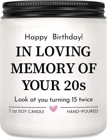 هدايا عيد الميلاد الأربعين للنساء، زينة عيد الميلاد الأربعين للنساء والرجال، سعيد 1986 40 سنة هدايا أعياد الميلاد فكرة لصديق أخت زوجة زوج ابنة - شمعة معطرة باللافندر in Kuwait