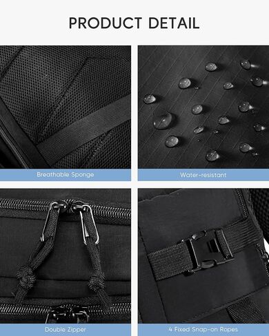 40x30x20 cm Travel Bag Personal Item Ryanair Approved Backpack Expandable to 40x30x25cm Carry On Underseat with USB Charging Port, Beige in Saudi Arabia