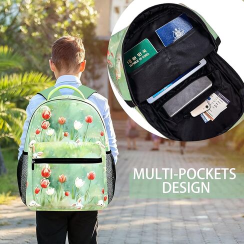 Beach Chair Backpack, Wave Design Polyester Backpacks with Straps, 11.4inx5.9inx15.7in, Multi-Pocket Storage Bookbag, Ideal For School Work Travel Hiking Camping, Women Girls Ocean Lovers Gifts in Saudi Arabia