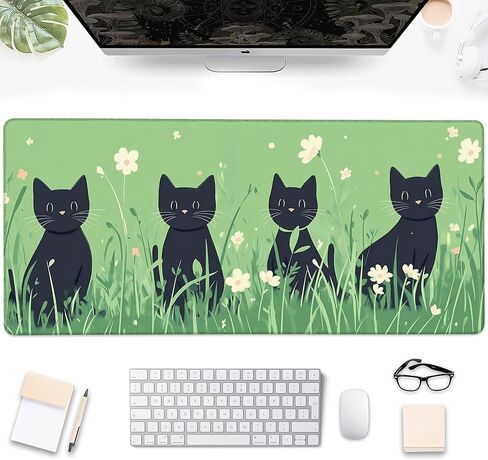 Gaming Mouse Pad, Rose and Gold Liquid Marble Large Desk Mat for Keyboard and Mouse,Non-Slip Rubber Base and Stitched Edges Desk Pad for Home Office 35.4x15.7in in Saudi Arabia