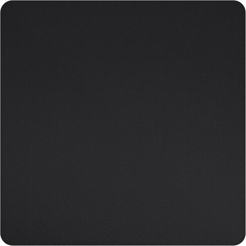 Wiseta Mouse Pad - Office Series, Computer Black Mouse Pad with Non Slip Rubber Base, Surface Leather Material Waterproof, Bottom Rubber Non Slip, Easy to Slide Mouse, Durable and Convenient to Carry in Kuwait