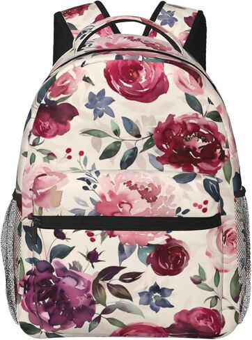Beach Chair Backpack, Wave Design Polyester Backpacks with Straps, 11.4inx5.9inx15.7in, Multi-Pocket Storage Bookbag, Ideal For School Work Travel Hiking Camping, Women Girls Ocean Lovers Gifts in Kuwait