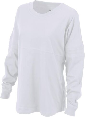 boxercraft Pom Pom Jersey Longsleeve Pullover for Women, White M in Kuwait