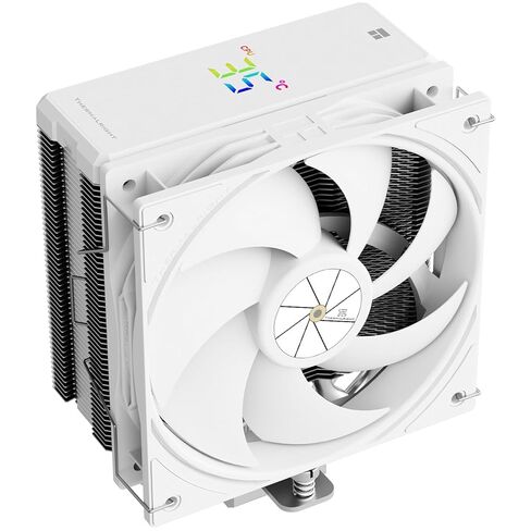 Thermalright Assassin X 120R Digital ARGB Black CPU Air Cooler, 2000RPM Speed,4 Heatpipes, 12cm Quiet PWM Fan CPU Cooler, Digital Screen Top Cover,for AM4/AM5,Intel LGA1700/1851/1150/1151/1200 in Saudi Arabia