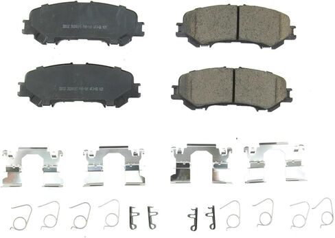 PowerStop Rear Brake Pads For Nissan TITAN 2017-20 - Z17 Ceramic Brake Pads With Installation Hardware, 17-2032 in Saudi Arabia