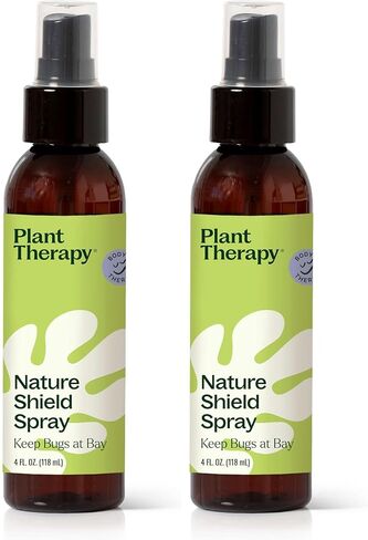 Plant Therapy Nature Shield Spray 4 oz Perfect for Outdoor Adventures, Formulated with Essential Oils, Includes Skin-Soothing Aloe & Hydrosols, DEET-Free, Citronella, Lemongrass, Egyptian Geranium in Saudi Arabia