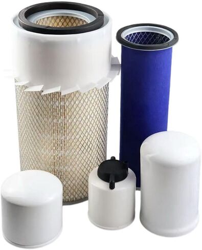 طقم فلتر وقود الهواء لزيت المحرك HYD مع فاصل متوافق مع Bobcat A300 S250 S300 S330 T250 T300 T320 محمل المسار الانزلاقي الطراز القديم 6678233 6661248 6667352 6681475 6681474 in Kuwait