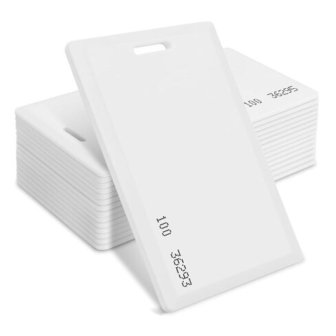 100 pcs 26 Bit Proximity Clamshell Weigand Prox Swipe Cards Compatable with ISOProx 1386 1326 H10301 Format Readers and Systems. Works with The vast Majority of Access Control Systems in Kuwait