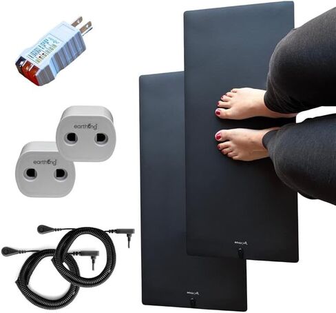 Earthing Universal Mat Kit 2 Pack, Clint Ober's Products, Grounding Mats for Office, Living Room, Kitchen in Kuwait