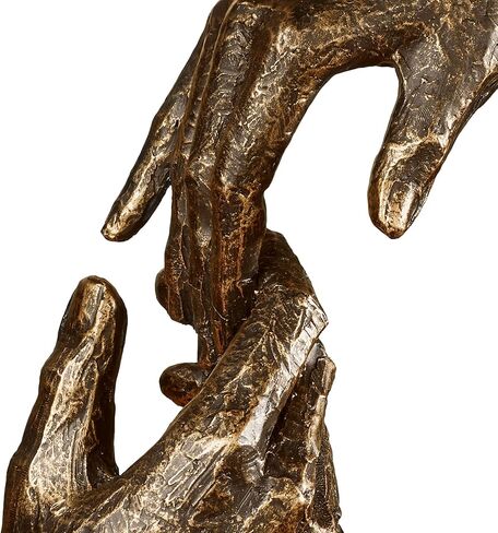 Touch of Class Loving Hands Table Sculpture Bronze - 11.5 Inch Height - Resin Art Accent - Home Decor Statue - Love Sign Statues and Sculptures for Desk Aesthetic in Saudi Arabia