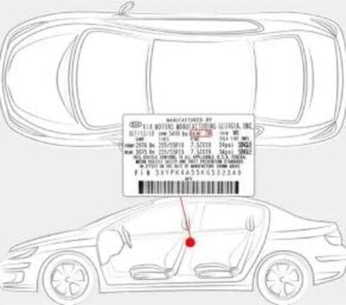 Compatible With 2024 Kia Clear White (1D, UD, F1D) Factory Matched Ultra Premium Single Stage Direct Gloss Pen Brush - Touch Up Paint Kit MADE IN THE USA in Kuwait