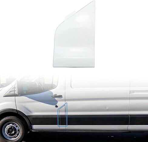 غطاء باب الوقود لسيارة Ford Transit Van 2015-2023 - طراز حديث من البلاستيك الأبيض - CK4Z-61405A26-B in Saudi Arabia