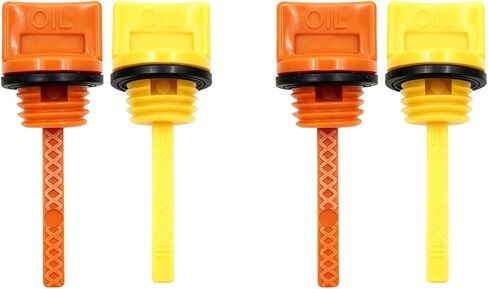 Engine Oil Dipstick, M20*2pcs+M18*2pcs, 4 Pcs Oil Filler Cap Assembly Compatible with Predator 196cc 212cc 208cc 224cc Champion Firman 6.5hp 7hp 7.5hp in Kuwait