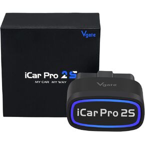 Vgate iCar Pro 2S Bluetooth OBD2 Scanner Fixd Car Diagnostic Tool Code Reader for Android & iOS & Windows, Black in Saudi Arabia