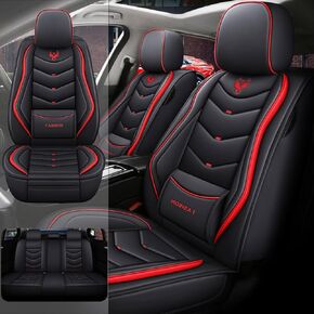 أغطية مقاعد السيارة لسيارة جيب رانجلر 2007-2026 أغطية مقاعد سيارة جلدية مقاومة للماء وجيدة التهوية، ملحقات داخلية غطاء مقعد وسادة هوائية متوافقة (بيج، فاخر) in Kuwait