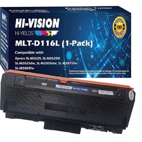 خرطوشة حبر بديلة متوافقة مع HI-VISION HI-YIELDS لـ MLT-D116L MLTD116L D116L 116L، أسود، عبوة واحدة in Kuwait