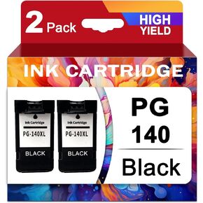 PG-140 CL-141 Ink Cartridge Compatible for Canon PG140 CL141 Ink,Designed for 140 141 Ink MG2110 2210 3110 3210 3510 3610 44110 4210 MX371 391 431 451 471 511 521 Printers 2Black in Saudi Arabia