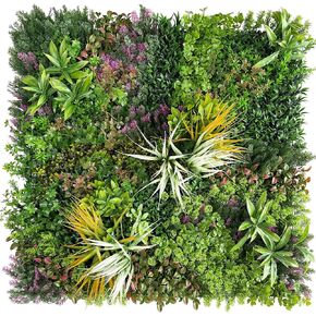 Artificial Grass Wall Roll Panels: 48''x120''Boxwood Hedge Panels, UV-Anti Privacy Fence Screen, Fake Greenery Backdrop for Indoor Outdoor Garden, Party, Wedding Decor in Saudi Arabia