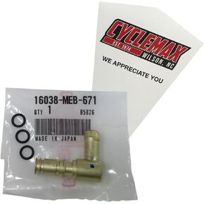 One Pack compatible with Honda Carburetor Fuel Inlet Joint CRF450 TRX450R TRX450ER 16038-MEB-671 Contains One 16038-MEB-671 and a Funnel in Kuwait