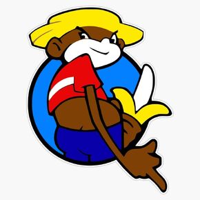 Johnny Chimpo Vinyl Waterproof Sticker Decal Car Laptop Wall Window Bumper Sticker 5" in Kuwait