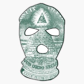 The Ski Mask Way Vinyl Waterproof Sticker Decal Car Laptop Wall Window Bumper Sticker 5" in Kuwait