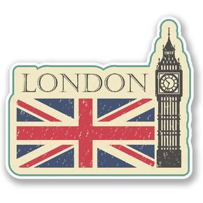 لندن بيغ بن ملصق فينيل ملصق مائي للسفر 5" in Kuwait