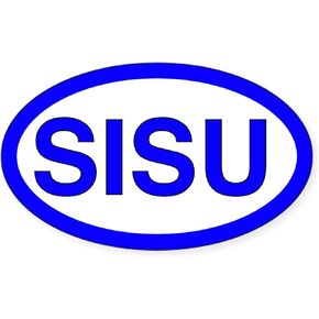 ملصق بيضاوي لممتص الصدمات للسيارة من CafePress Sisu in Kuwait