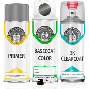 ERA Paints - ST - Estate Green Metallic for FORD Exact OEM Color Match Automotive Touch Up Paint for Cars - Scratch & Chip Repair for Metal & Plastic - Premium Kit - Made in USA in Kuwait