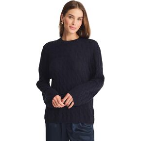 NAADAM, Lightweight 100% Cashmere Cable Oversized Crewneck Sweater in Kuwait