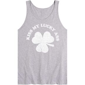 Instant Message - Kiss My Lucky Ass - Men's Jersey Tank Top in Kuwait