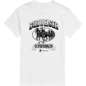 بدويايزر - Clydesdales - تي شيرت برسومات للرجال بأكمام قصيرة in Kuwait