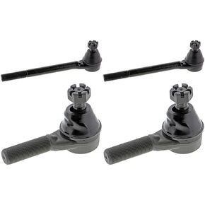 Tie Rod Kit, Front Inner and Outer Tie Rod End - Steering Tie Rod and Tie Rod End 4PCS for Dodge D250 1993 1992 1991 1990 1989 for Dodge D350 1993 1992 1991 1990 1989 in Kuwait