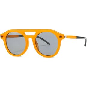 willochra Retro Double Bridges Pilot Men Rivets Sunglasses Fashion Clear Gradient Shades UV400 Women Punk Sun Glasses in Saudi Arabia