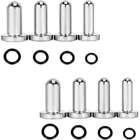 مجموعة تمدد الأذن 14 قطعة/8 قطع بزيادات 0.5 مم من فانكولا مع حلقات مطاطية، مجموعة تمدد من الفولاذ المقاوم للصدأ مضادة للحساسية وموسع الأذن ومجوهرات ثقب الجسم in Kuwait